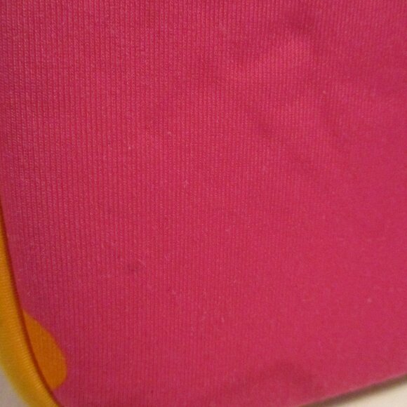 Kate Spade Medium 14x3x8 Pink Yellow Orange Top Zip Laptop Computer Bag - Picture 5 of 7